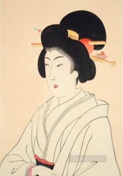 true beauties 1898 Toyohara Chikanobu bijin okubi e Oil Paintings